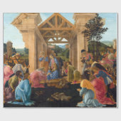 Sandro Botticelli Die Verehrung der Magi Geschenkpapier (Flach)