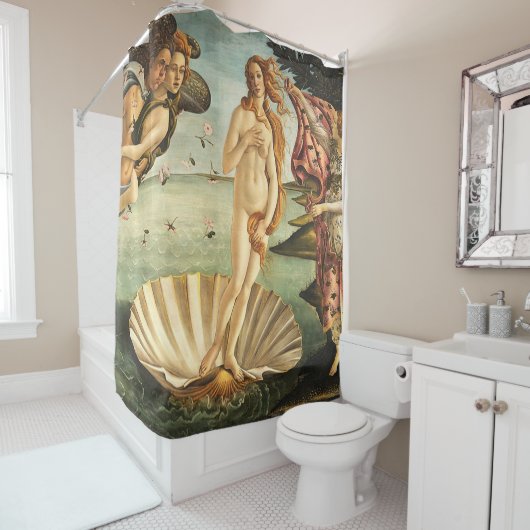 Sandro Botticelli Duschvorhang (Beispiel)