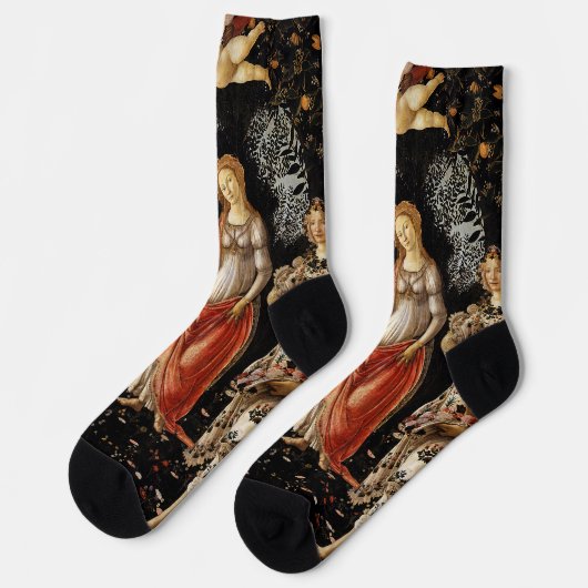 Sandro Botticelli - Frühling Socken (Linkes Detail)