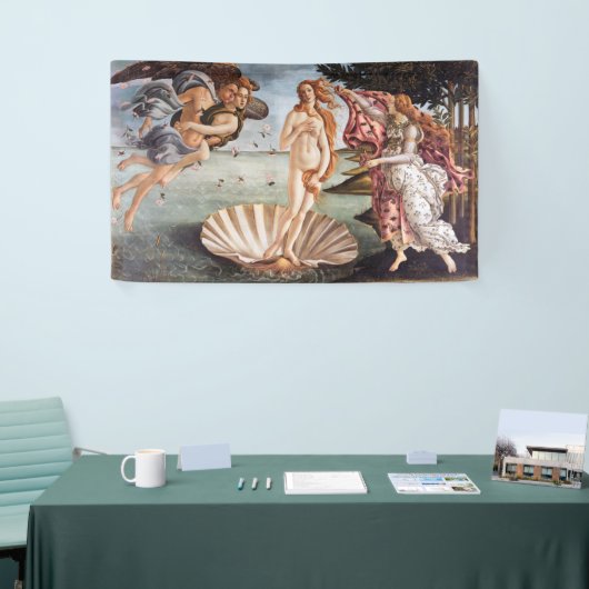 Sandro Botticelli - Geburt der Venus Banner (Messeveranstaltung)