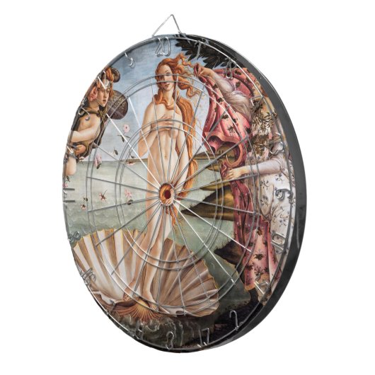 Sandro Botticelli - Geburt der Venus Dartscheibe (Vorderseite rechts)