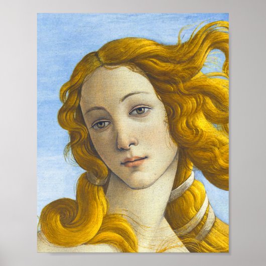 Sandro Botticelli - Geburt der Venus Detail Poster (Vorne)