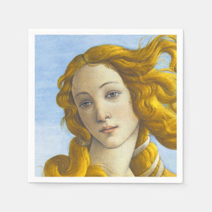 Sandro Botticelli - Geburt der Venus Detail Serviette