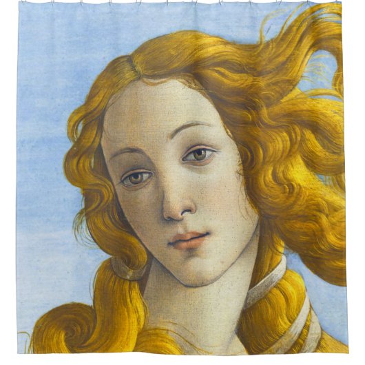 Sandro Botticelli - Geburt der Venus-Details Duschvorhang (Vorderseite)