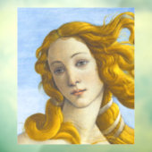 Sandro Botticelli - Geburt der Venus-Details Fensteraufkleber (Blatt 3)