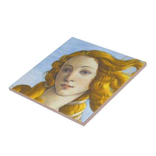 Sandro Botticelli - Geburt der Venus-Details Fliese (Seite)