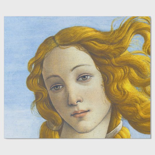 Sandro Botticelli - Geburt der Venus-Details Geschenkpapier (Flach)