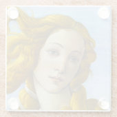 Sandro Botticelli - Geburt der Venus-Details Glasuntersetzer (Rückseite)