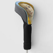 Sandro Botticelli - Geburt der Venus-Details Golf Headcover (angewinkelt)