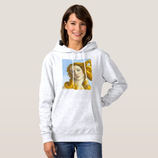 Sandro Botticelli - Geburt der Venus-Details Hoodie (Vorne ganz)
