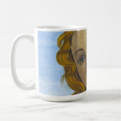 Sandro Botticelli - Geburt der Venus-Details Kaffeetasse (Links)