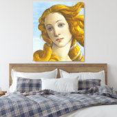 Sandro Botticelli - Geburt der Venus-Details Leinwanddruck (Insitu (Schlafzimmer))