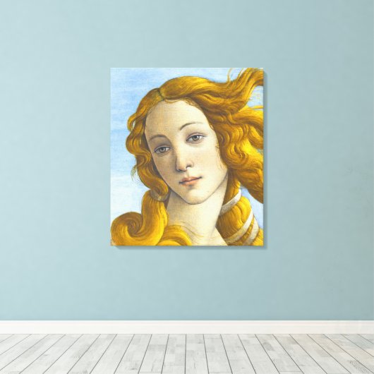 Sandro Botticelli - Geburt der Venus-Details Leinwanddruck (Insitu (Holzboden))