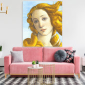 Sandro Botticelli - Geburt der Venus-Details Leinwanddruck (Insitu (Wohnzimmer))