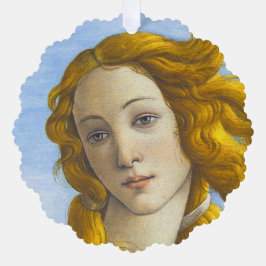 Sandro Botticelli - Geburt der Venus-Details Ornament Karte