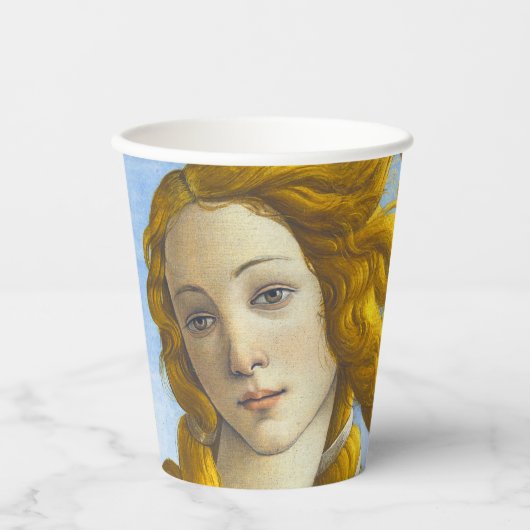 Sandro Botticelli - Geburt der Venus-Details Pappbecher (Vorderseite)