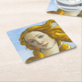 Sandro Botticelli - Geburt der Venus-Details Rechteckiger Pappuntersetzer (angewinkelt)