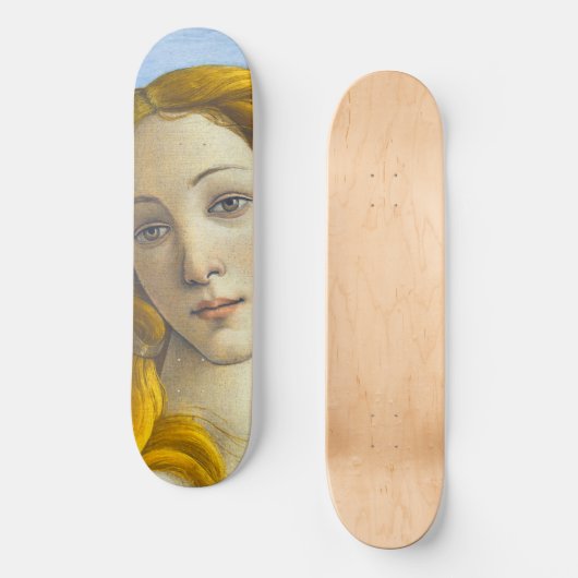 Sandro Botticelli - Geburt der Venus-Details Skateboard (Vorderseite)