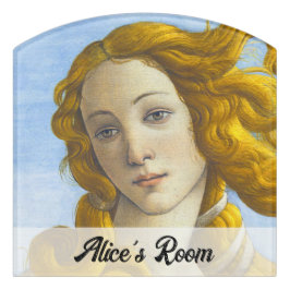 Sandro Botticelli - Geburt der Venus-Details Türschild