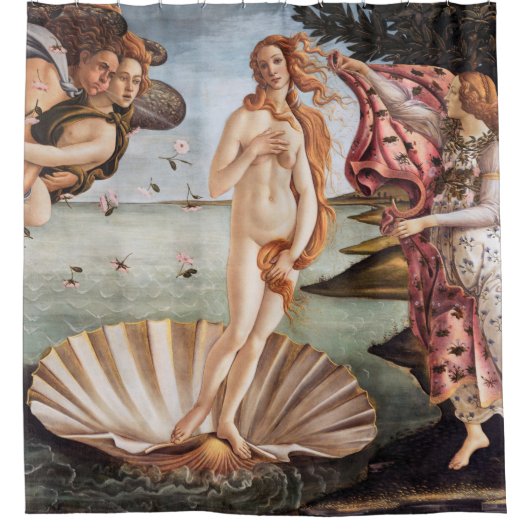 Sandro Botticelli - Geburt der Venus Duschvorhang (Vorderseite)