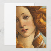 Sandro Botticelli Geburt der Venus Einladung (Vorne/Hinten)