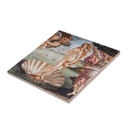 Sandro Botticelli - Geburt der Venus Fliese (Seite)