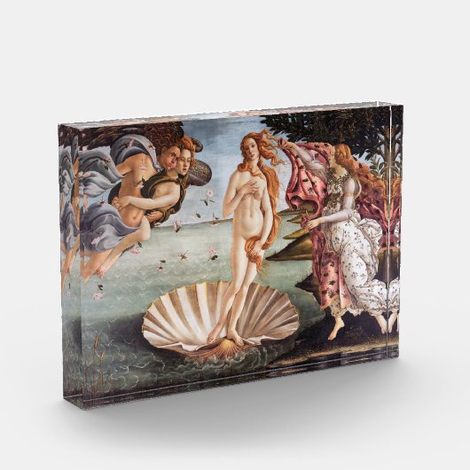 Sandro Botticelli - Geburt der Venus Fotoblock (Links)