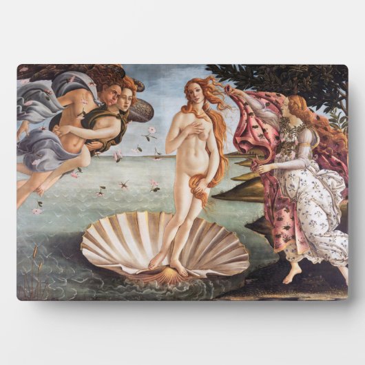 Sandro Botticelli - Geburt der Venus Fotoplatte (Vorderseite)