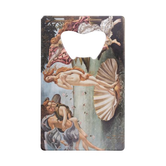 Sandro Botticelli - Geburt der Venus Geldbeutel Flaschenöffner (Rückseite)
