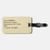 Sandro Botticelli - Geburt der Venus Gepäckanhänger (Rückseite horizontal)