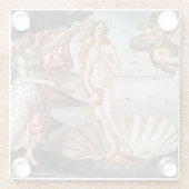 Sandro Botticelli - Geburt der Venus Glasuntersetzer (Rückseite)