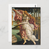 Sandro Botticelli Geburt der Venus Hora des Frühli Postkarte (Vorne/Hinten)