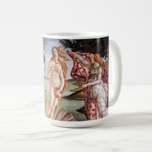 Sandro Botticelli - Geburt der Venus Kaffeetasse (VorderseiteRechts)