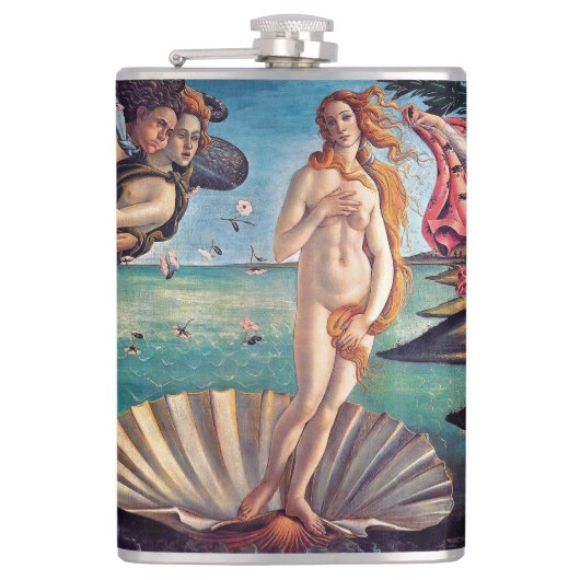 Sandro Botticelli - Geburt der Venus - Kunst der K Flachmann (Vorderseite)