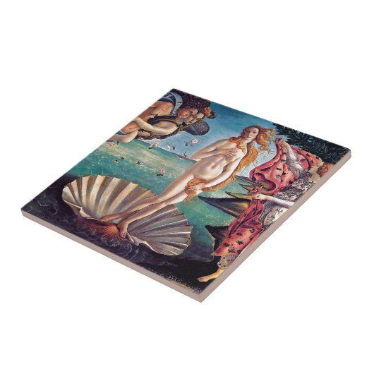Sandro Botticelli - Geburt der Venus - Kunst der K Fliese (Seite)