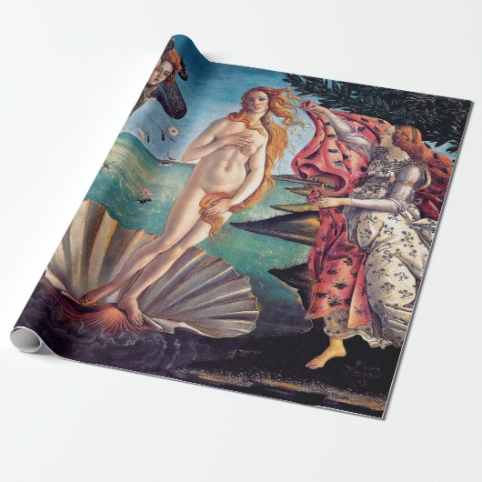 Sandro Botticelli - Geburt der Venus - Kunst der K Geschenkpapier (Ungerollt)