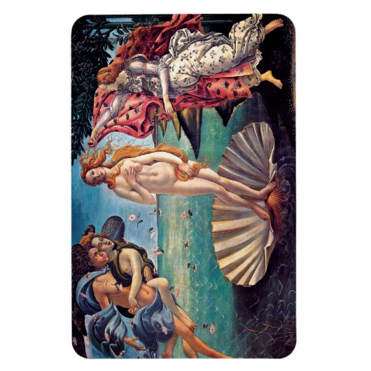 Sandro Botticelli - Geburt der Venus - Kunst der K Magnet (Vertikal)