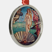 Sandro Botticelli - Geburt der Venus - Kunst der K Silbernes Ornament (Rechts)