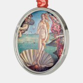 Sandro Botticelli - Geburt der Venus - Kunst der K Silbernes Ornament (Links)