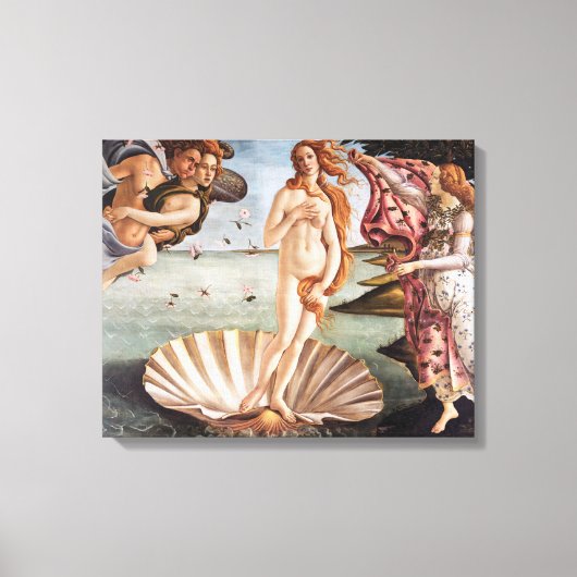 Sandro Botticelli - Geburt der Venus Leinwanddruck (Vorderseite)