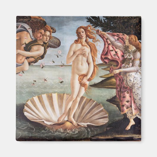 Sandro Botticelli - Geburt der Venus Magnet (Vorne)