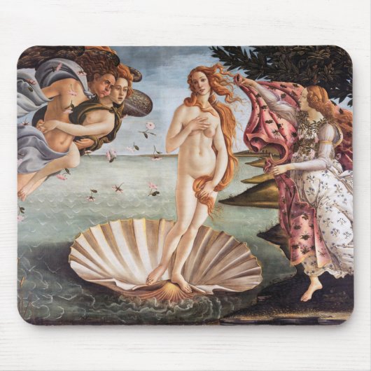Sandro Botticelli - Geburt der Venus Mousepad (Vorne)