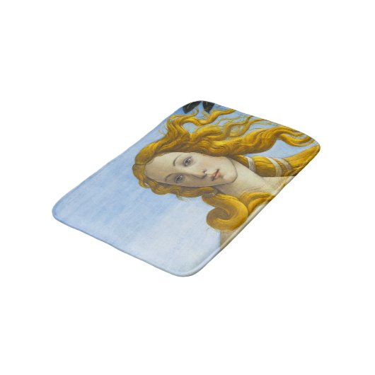 Sandro Botticelli - Geburt der Venus Nah-up Badematte (Schrägansicht)