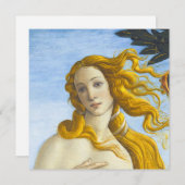 Sandro Botticelli - Geburt der Venus Nah-up Einladung (Vorne/Hinten)