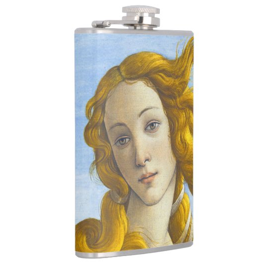 Sandro Botticelli - Geburt der Venus Nah-up Flachmann (Rechts)