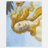 Sandro Botticelli - Geburt der Venus Nah-up Fleecedecke (Vorderseite)