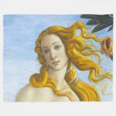 Sandro Botticelli - Geburt der Venus Nah-up Fleecedecke (Vorderseite (Horizontal))