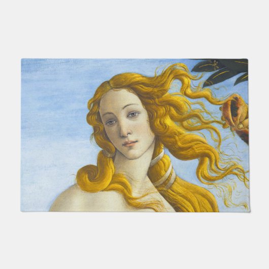 Sandro Botticelli - Geburt der Venus Nah-up Fußmatte (Vorderseite)