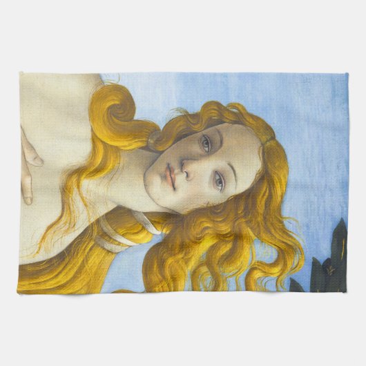 Sandro Botticelli - Geburt der Venus Nah-up Geschirrtuch (Horizontal)