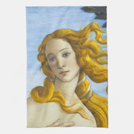 Sandro Botticelli - Geburt der Venus Nah-up Geschirrtuch